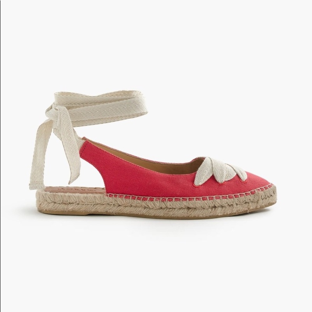 JCrew Ankle-wrap espadrilles
